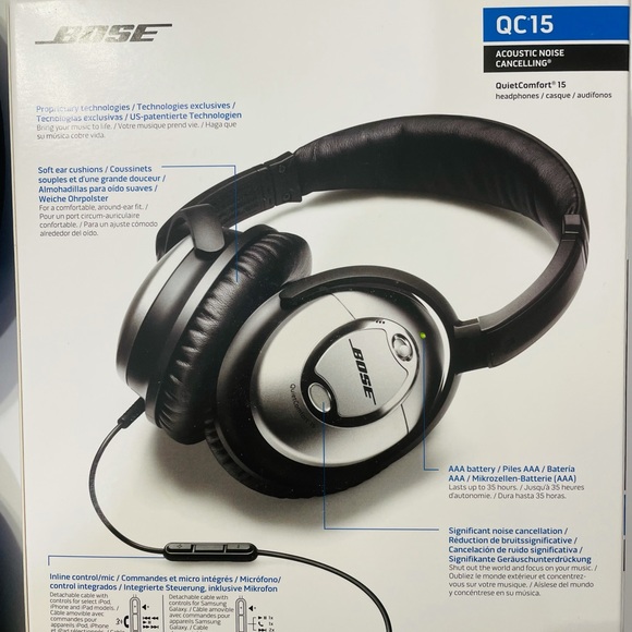 BOSE NOISE CANCELLATION HEADPHONES - Picture 2 of 6